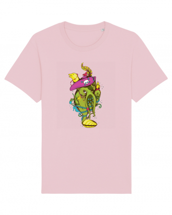 Octopus Pirate Cotton Pink