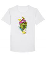 Octopus Pirate Tricou mânecă scurtă guler larg Bărbat Skater