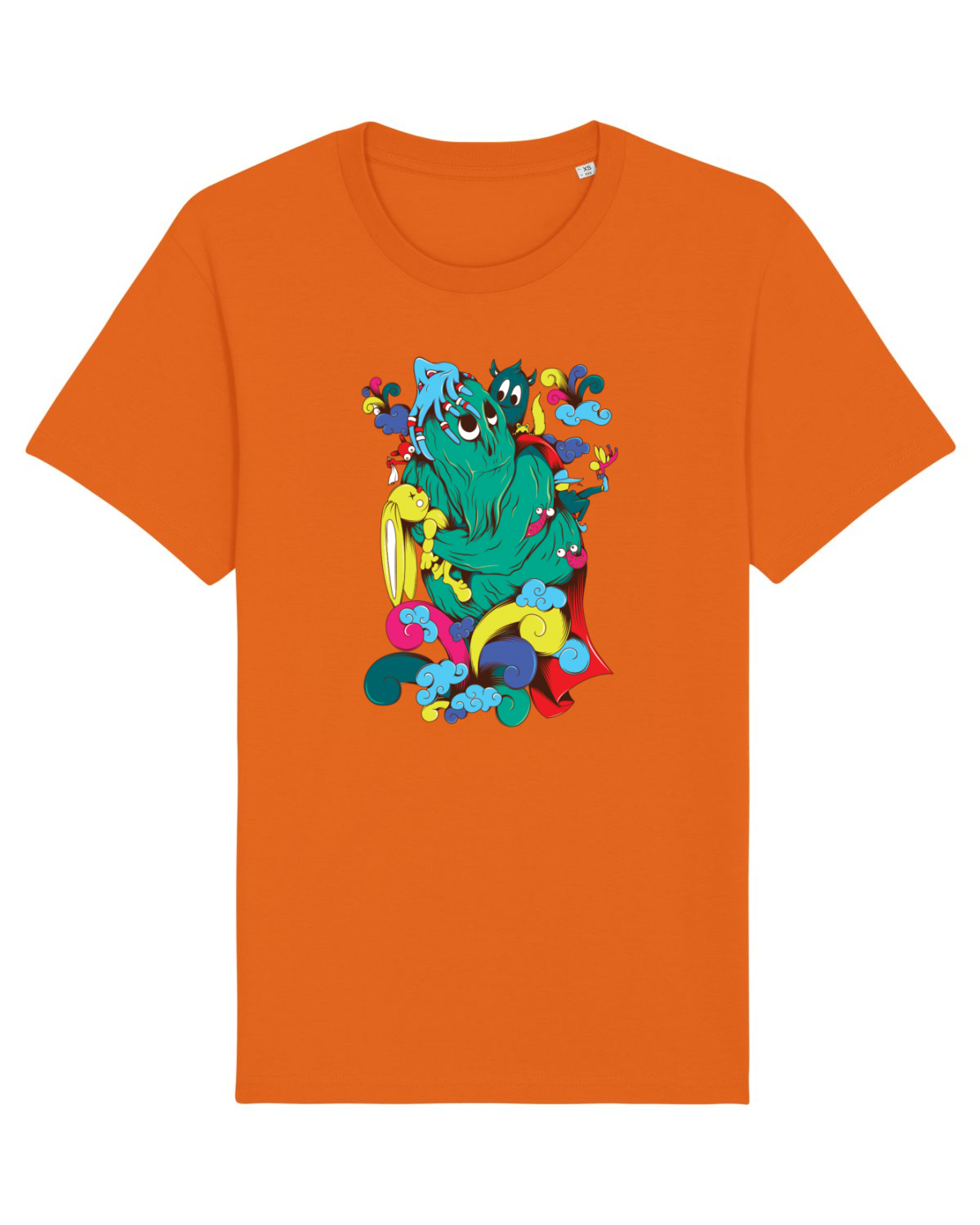 Tricou mânecă scurtă Unisex Rocker Bright Orange