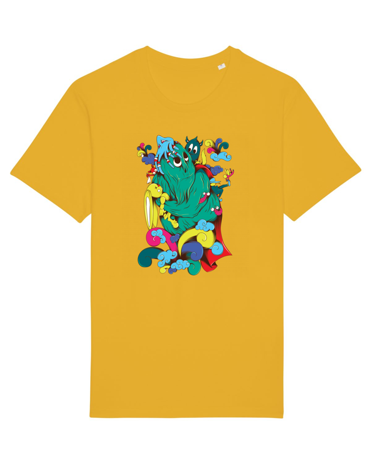 Tricou mânecă scurtă Unisex Rocker Spectra Yellow