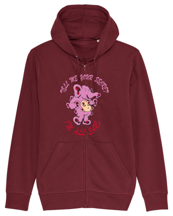 Tell me your secret, I'm all ears Burgundy