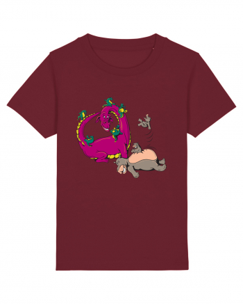 Dragons and Hippos Burgundy