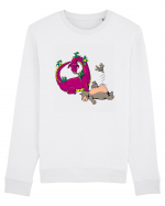 Dragons and Hippos Bluză mânecă lungă Unisex Rise