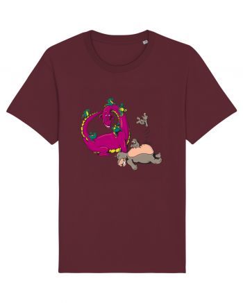 Dragons and Hippos Burgundy