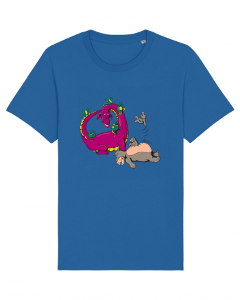 Dragons and Hippos Royal Blue