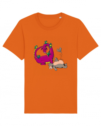 Dragons and Hippos Bright Orange