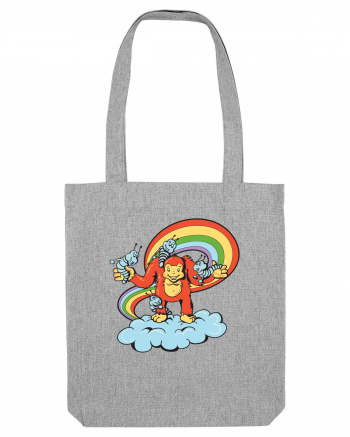 Rainbow Monkey Heather Grey