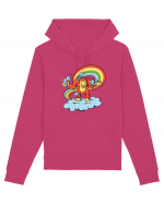 Rainbow Monkey Hanorac Unisex Drummer