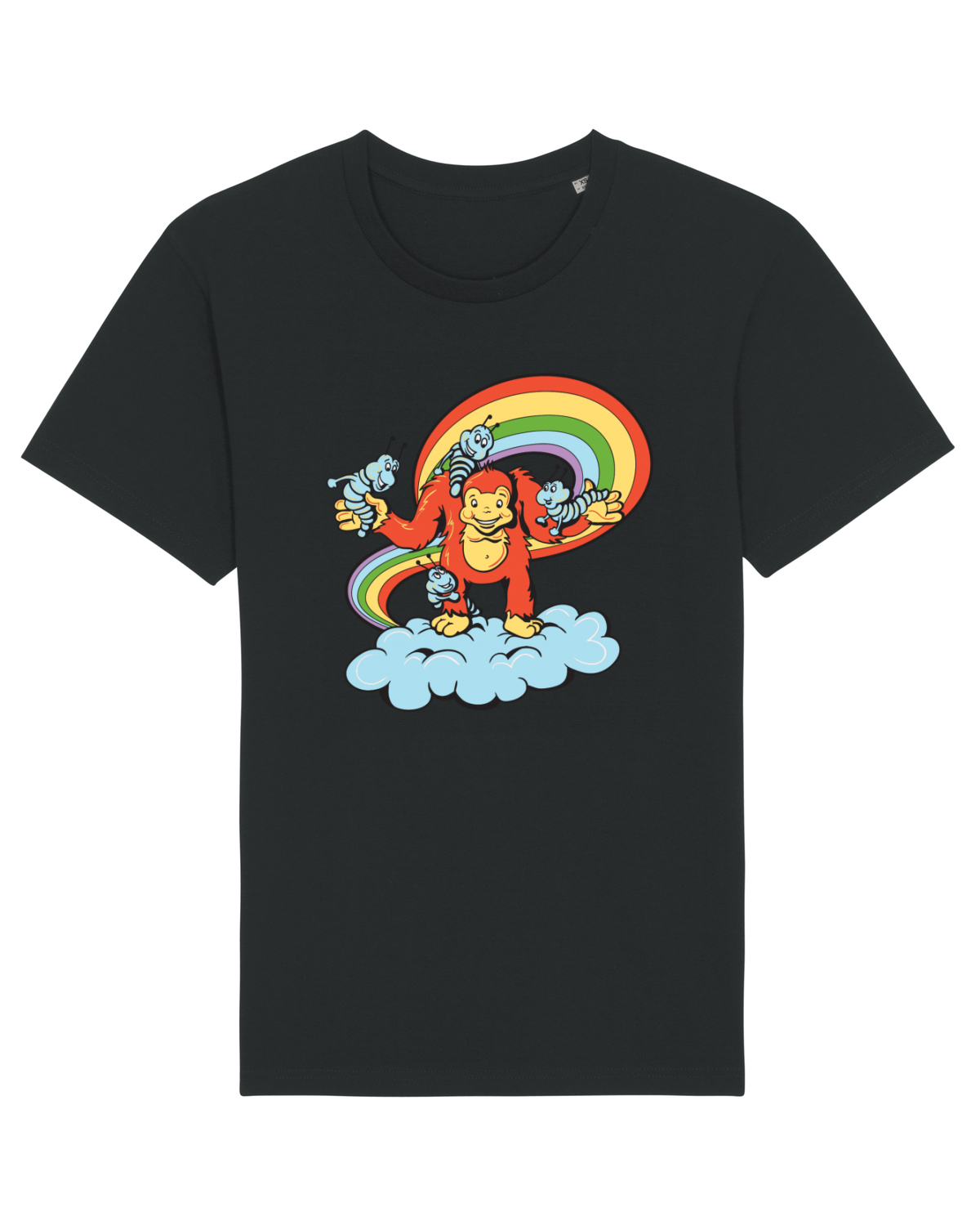 Tricou mânecă scurtă Unisex Rocker Black
