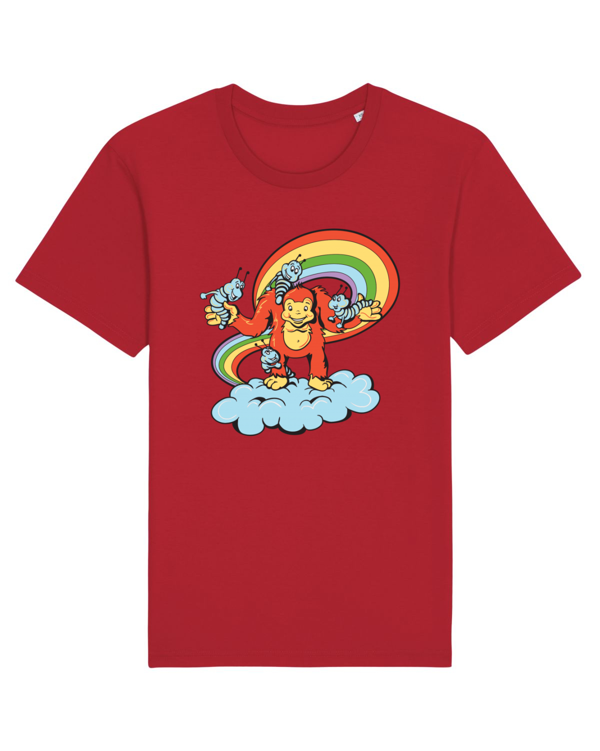 Tricou mânecă scurtă Unisex Rocker Red