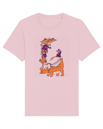 Monsters Tower Cotton Pink