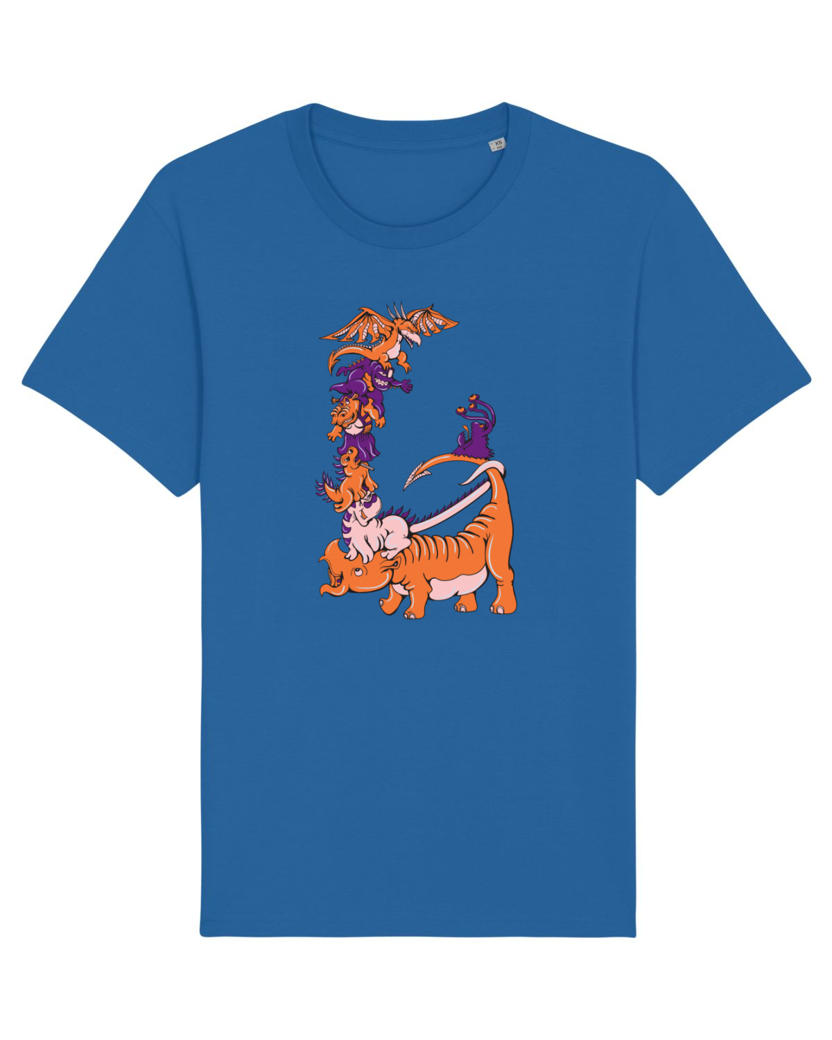 Tricou mânecă scurtă Unisex Rocker Royal Blue