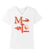 Mișto! Tricou mânecă scurtă guler V Bărbat Presenter