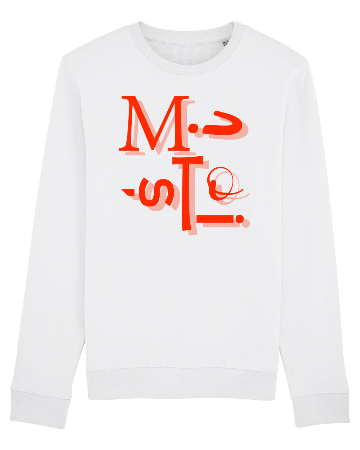 Bluză mânecă lungă Unisex Rise White