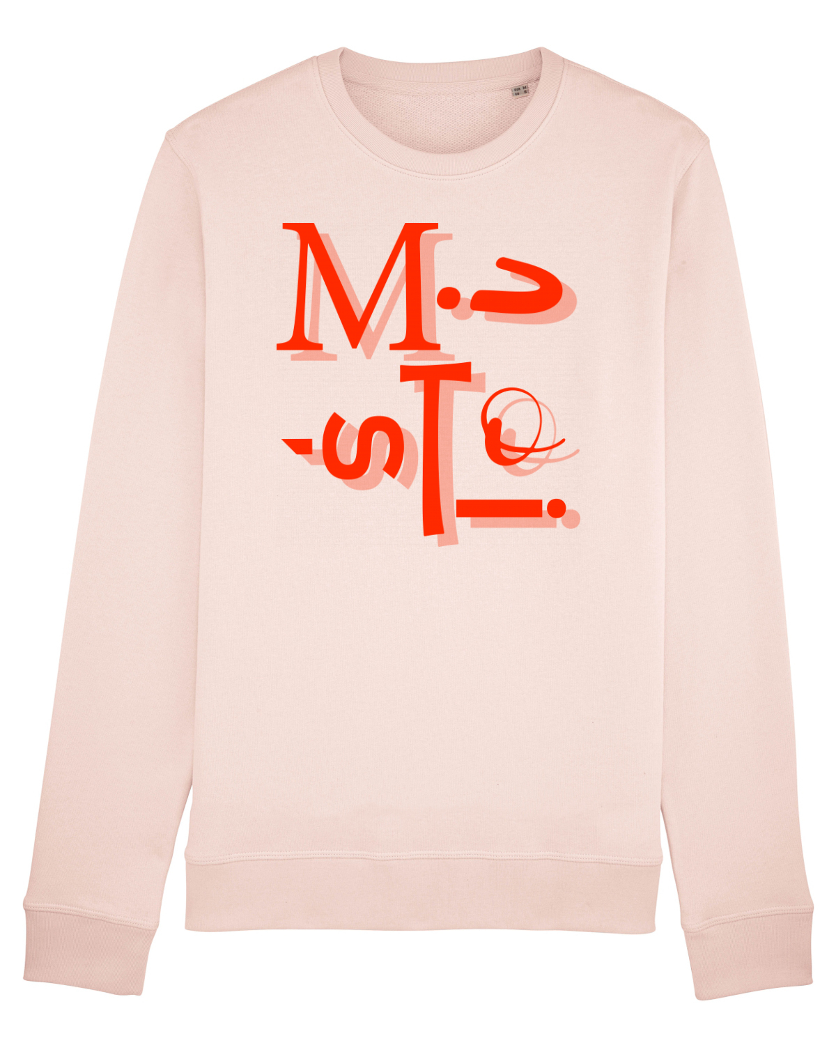 Bluză mânecă lungă Unisex Rise Candy Pink