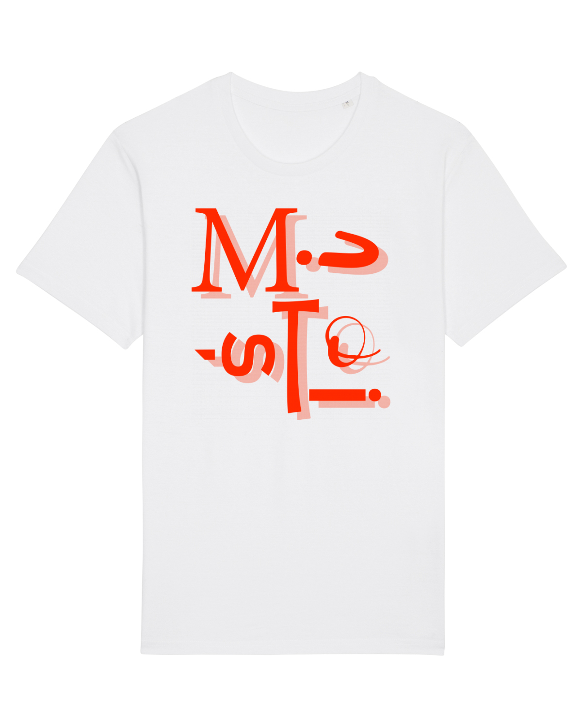 Tricou mânecă scurtă Unisex Rocker White