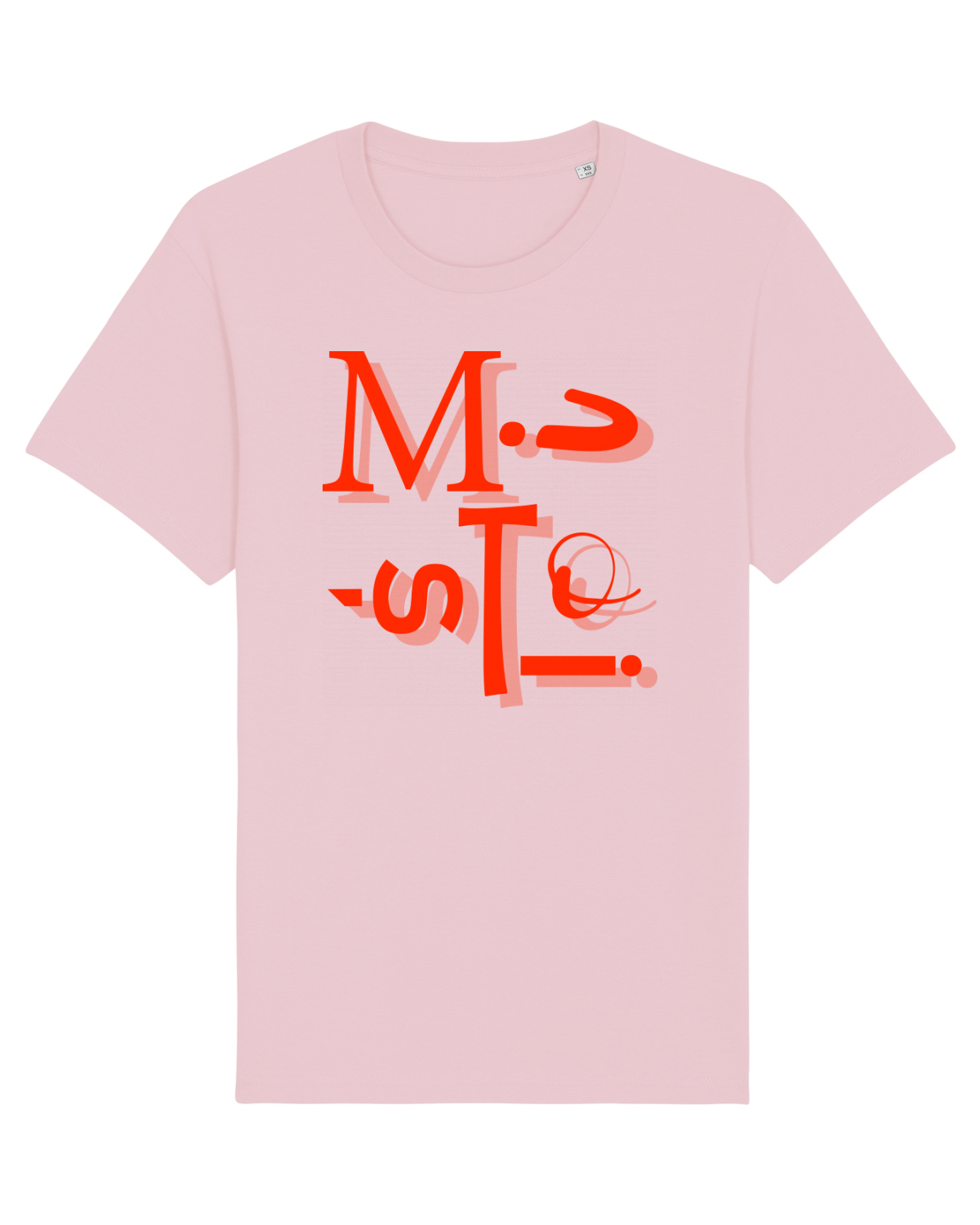 Tricou mânecă scurtă Unisex Rocker Cotton Pink