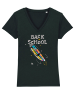 incepe scoala Tricou mânecă scurtă guler V Damă Evoker