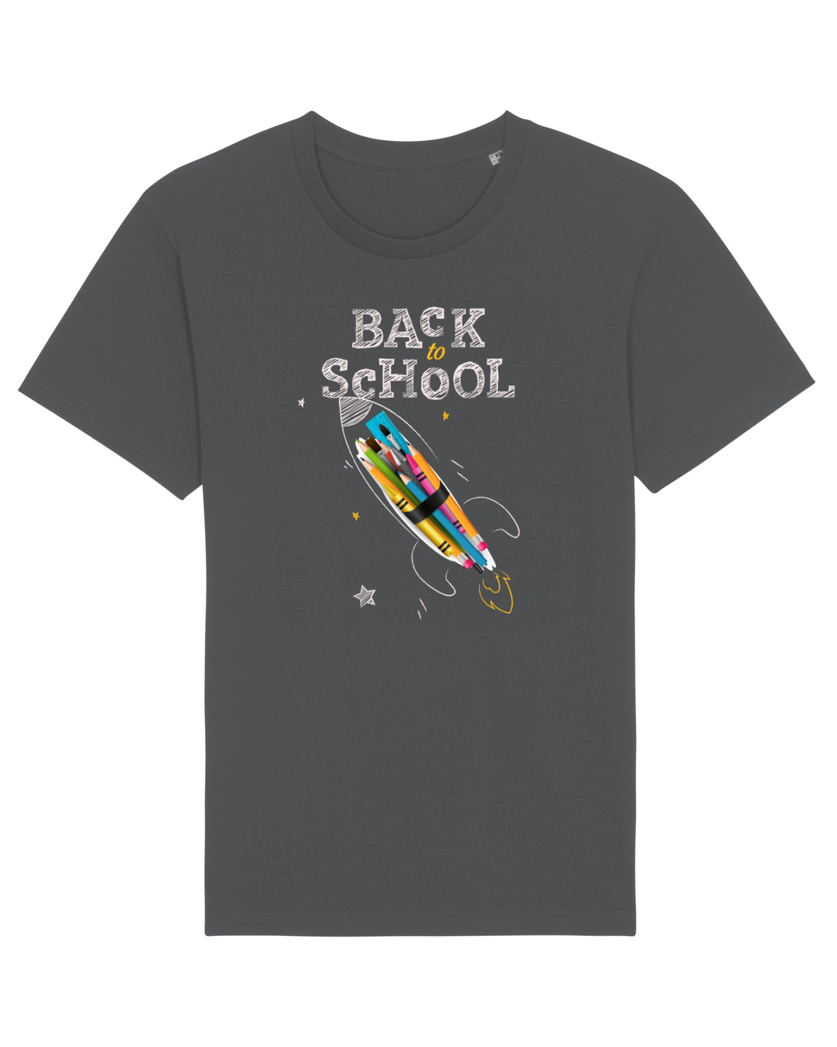 Tricou mânecă scurtă Unisex Rocker Anthracite