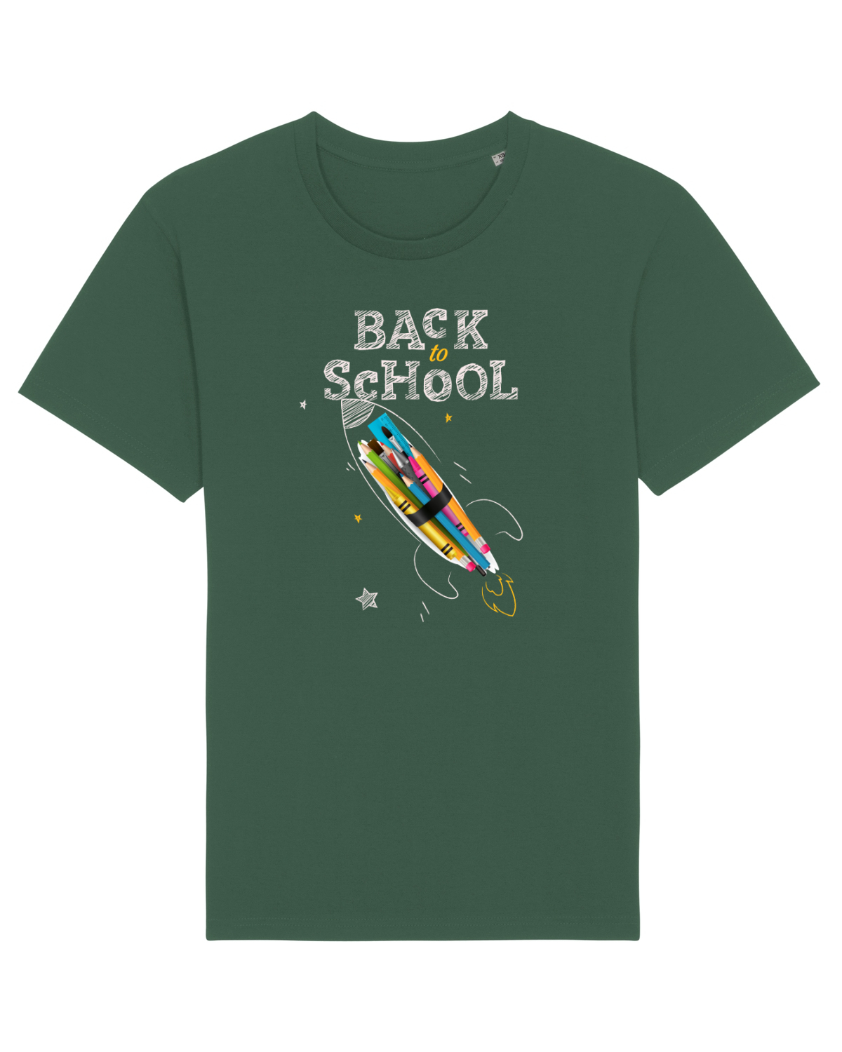Tricou mânecă scurtă Unisex Rocker Bottle Green