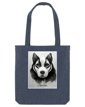 husky dog Midnight Blue