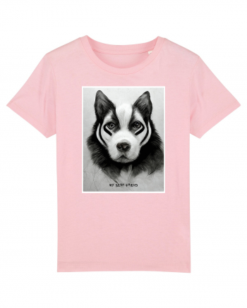 husky dog Cotton Pink