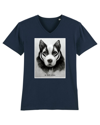 husky dog French Navy