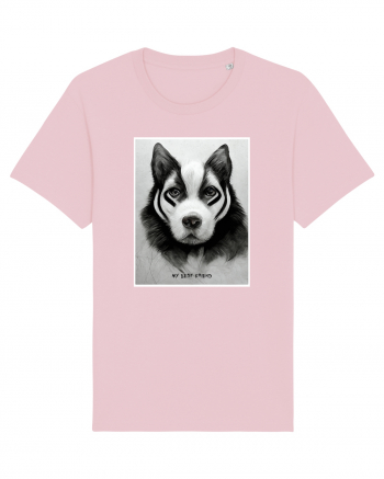 husky dog Cotton Pink