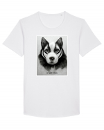 husky dog Tricou mânecă scurtă guler larg Bărbat Skater