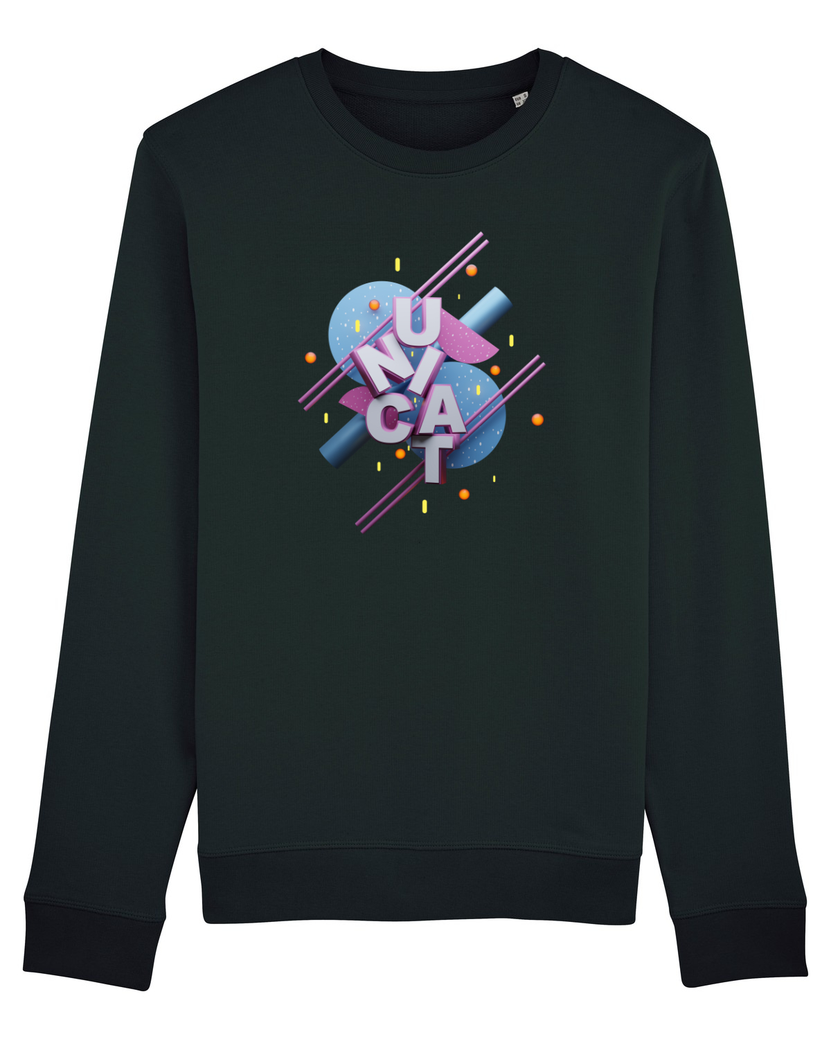 Bluză mânecă lungă Unisex Rise Black