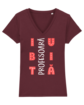 Profesoară iubită Burgundy