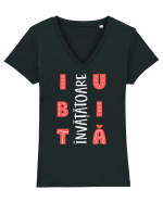 Învățătoare iubită Tricou mânecă scurtă guler V Damă Evoker
