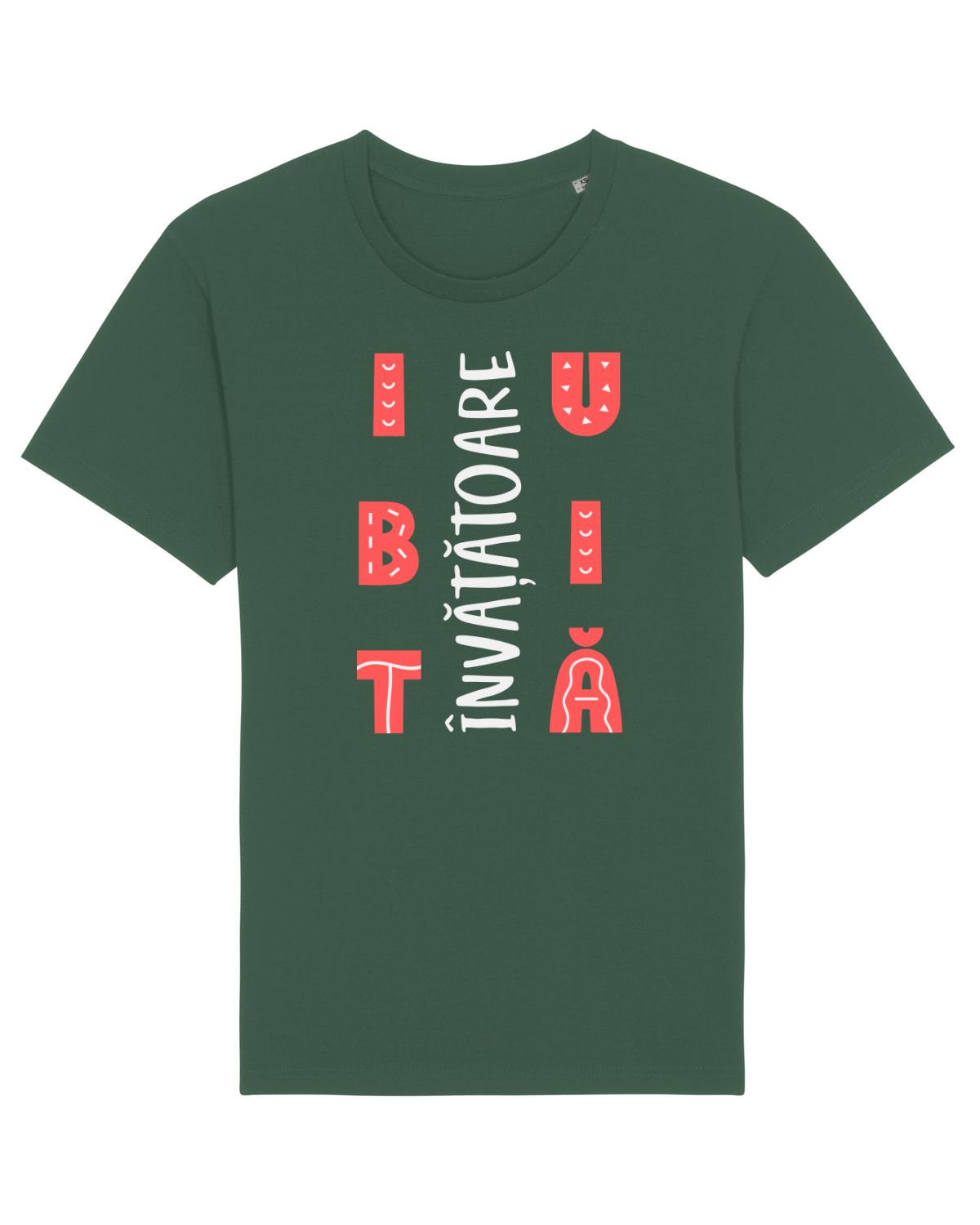 Tricou mânecă scurtă Unisex Rocker Bottle Green