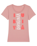 Dirigintă iubită Tricou mânecă scurtă guler larg fitted Damă Expresser