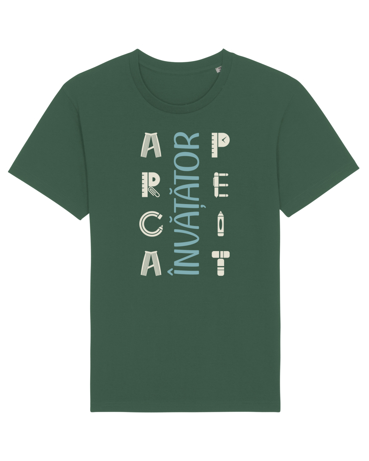 Tricou mânecă scurtă Unisex Rocker Bottle Green