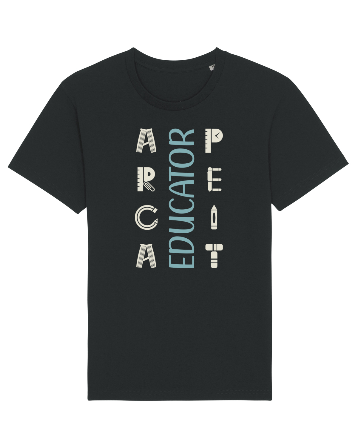 Tricou mânecă scurtă Unisex Rocker Black