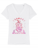 Believe In Magic Mystic Tricou mânecă scurtă guler V Damă Evoker