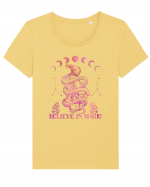 Believe In Magic Mystic Tricou mânecă scurtă guler larg fitted Damă Expresser