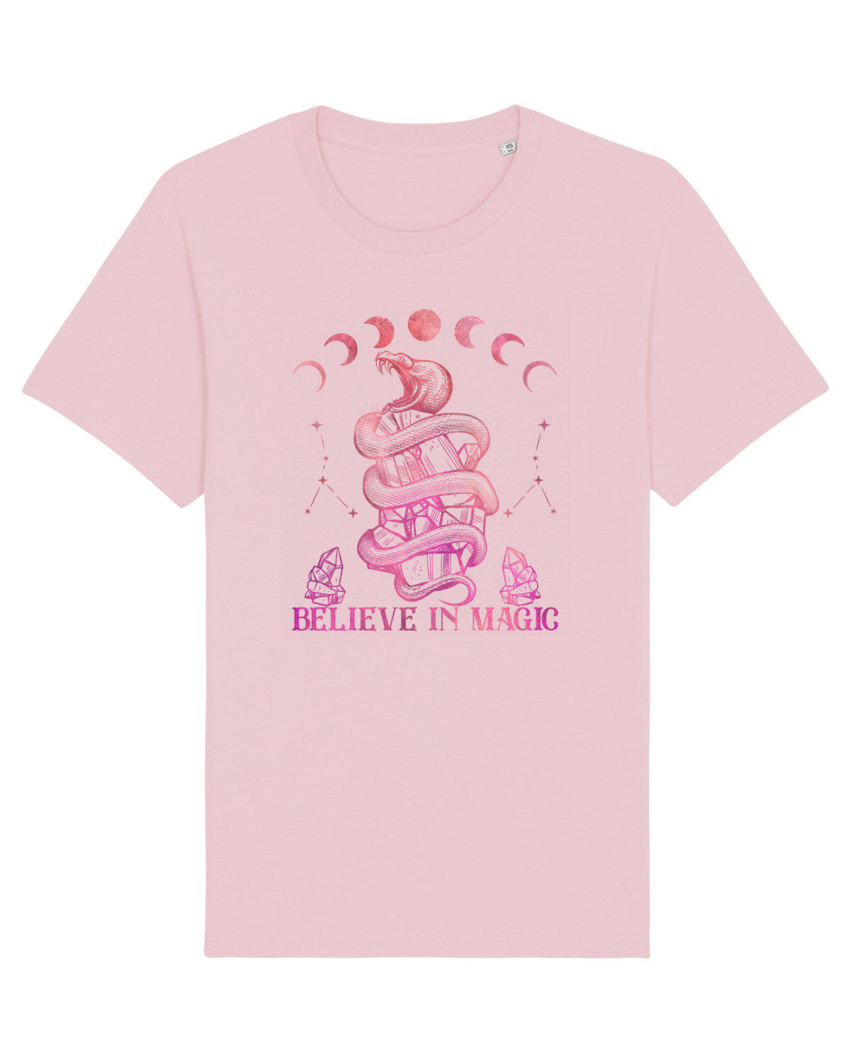 Tricou mânecă scurtă Unisex Rocker Cotton Pink