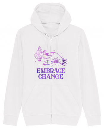 Embrace Change Witch Butterfly White