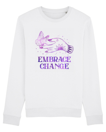 Embrace Change Witch Butterfly White