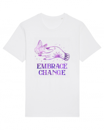 Embrace Change Witch Butterfly White