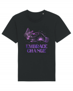 Embrace Change Witch Butterfly Tricou mânecă scurtă Unisex Rocker