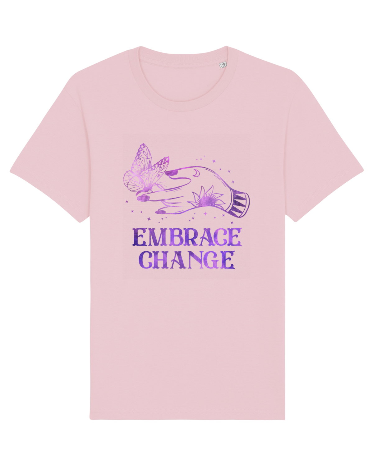 Tricou mânecă scurtă Unisex Rocker Cotton Pink