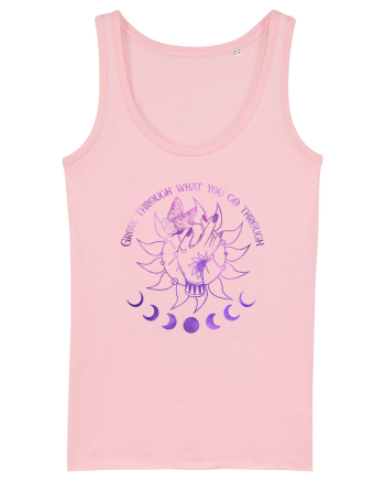 Grow Through What You Go Through Cotton Pink