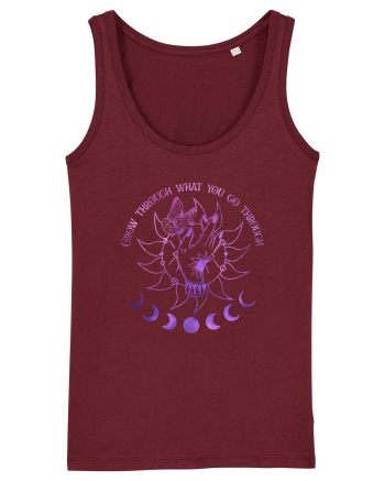 Grow Through What You Go Through Burgundy