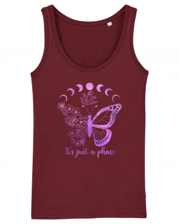 It's Just A Phase Butterfly Burgundy