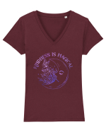 Kindness Is Magical Celestial Tricou mânecă scurtă guler V Damă Evoker