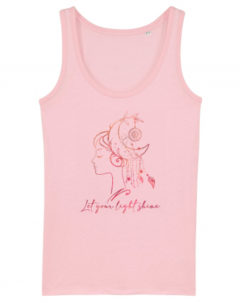 Let Your Light Shine Girl Cotton Pink