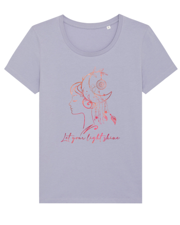Let Your Light Shine Girl Lavender